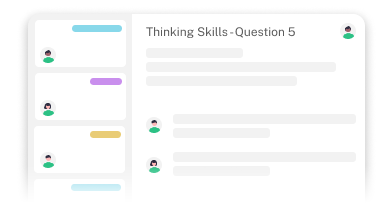 students discussing